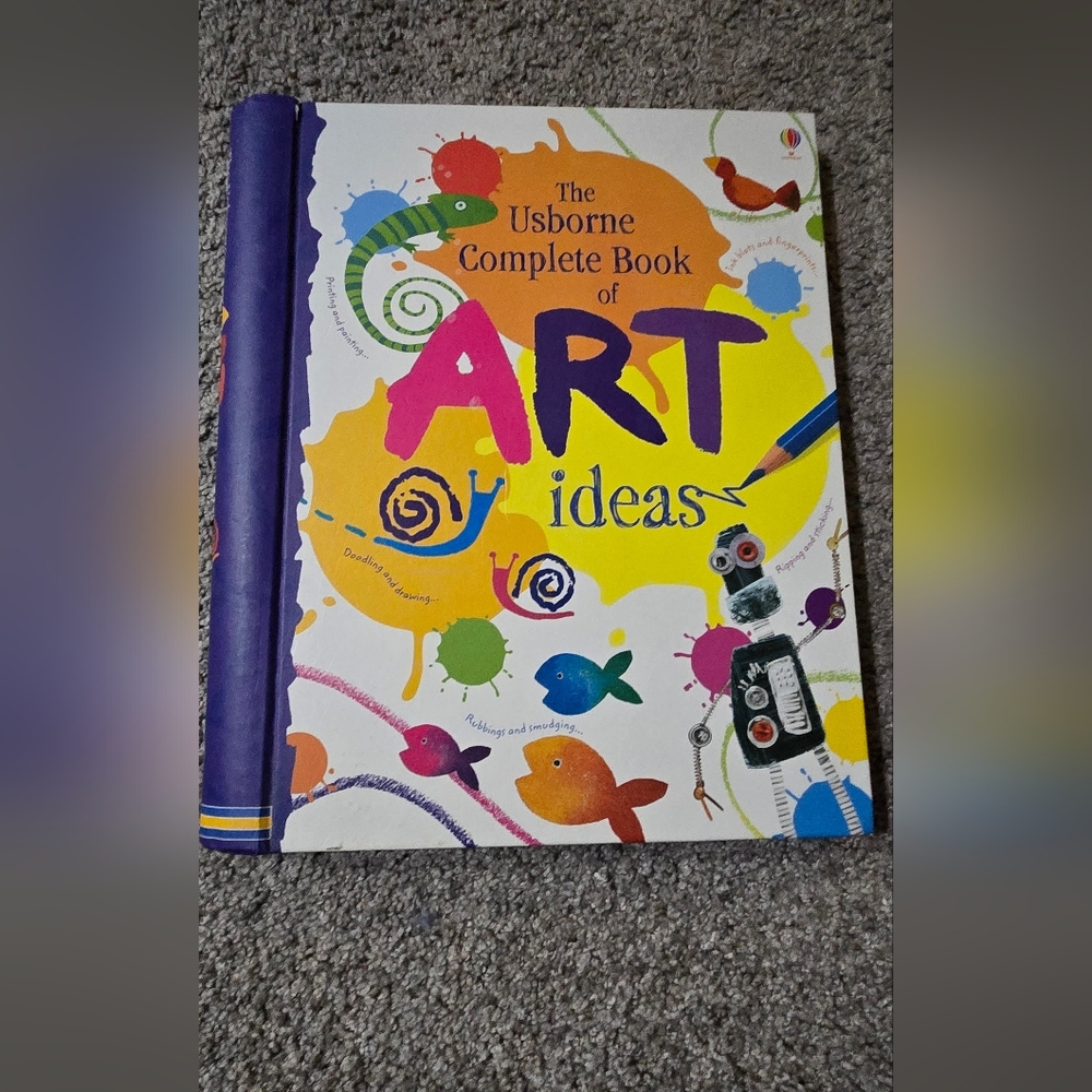 USBORNE Art Ideas Book HARD COVER